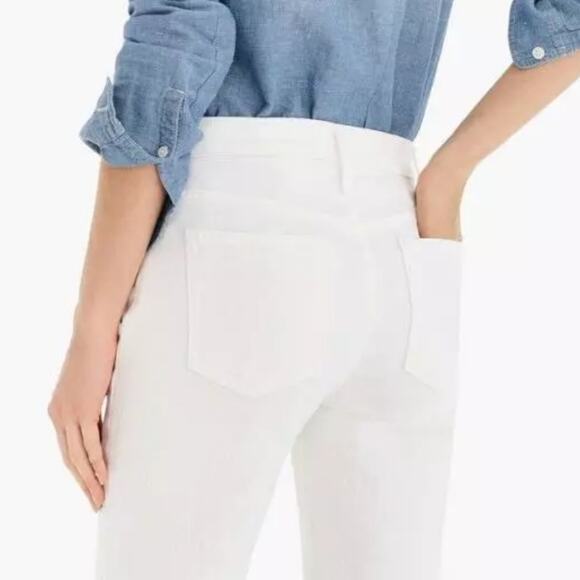 J. CREW Slim Broken-In Boyfriend Jeans In White 30 - Picture 11 of 12